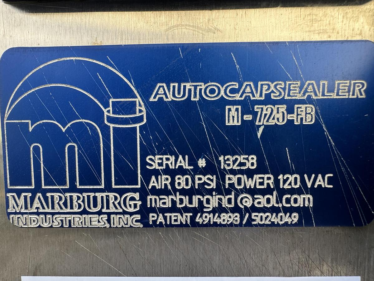 Used Marburg M-725 FB Auto Capsealer