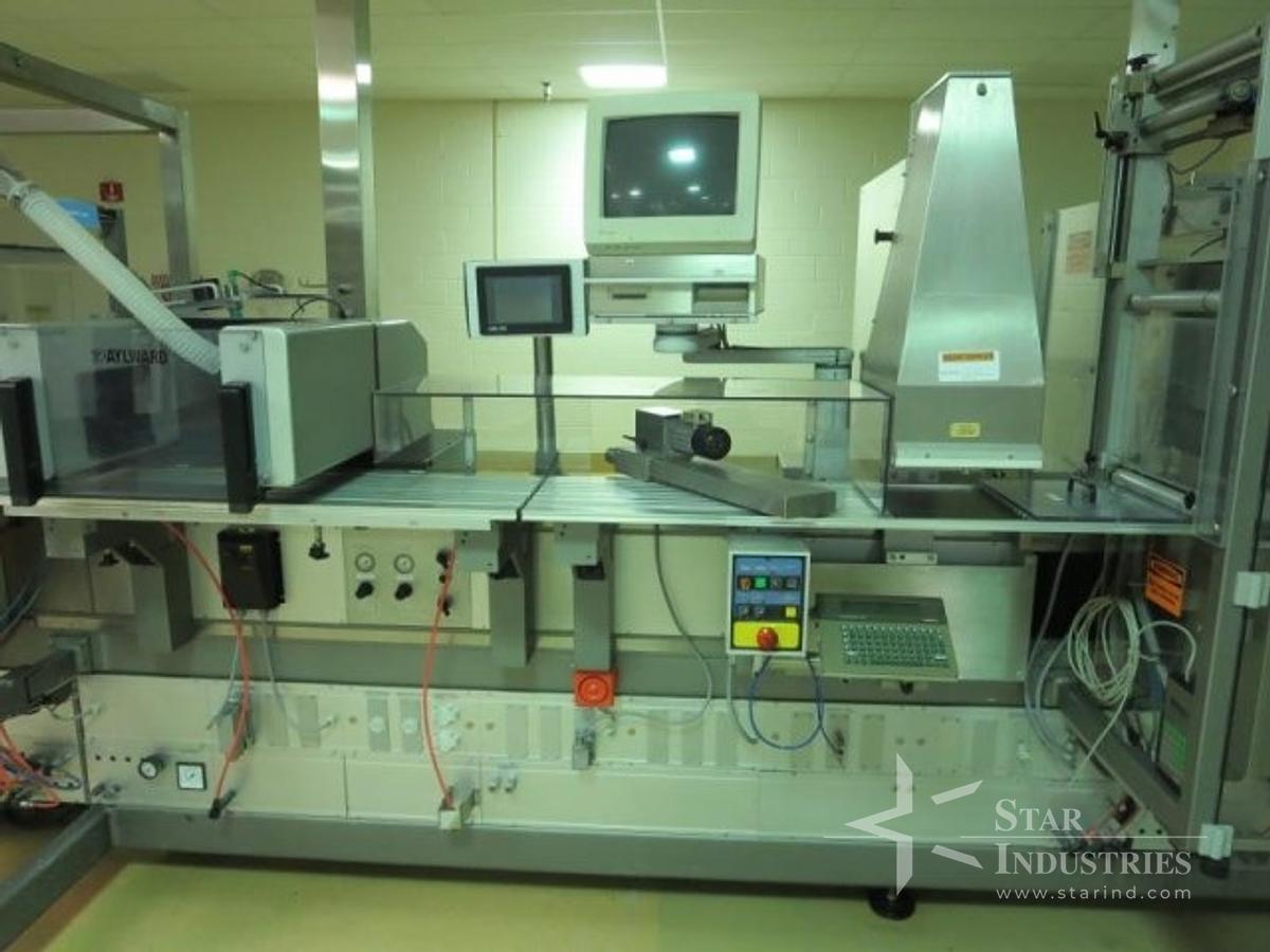 Used Uhlmann UPS4 Blister Line with Uhlmann C2205 Pac Cartoner