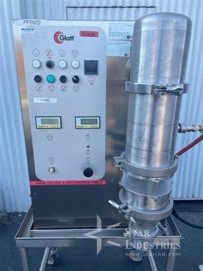 Used Glatt Model Mini Glatt 5 Fluid Bed Dryer