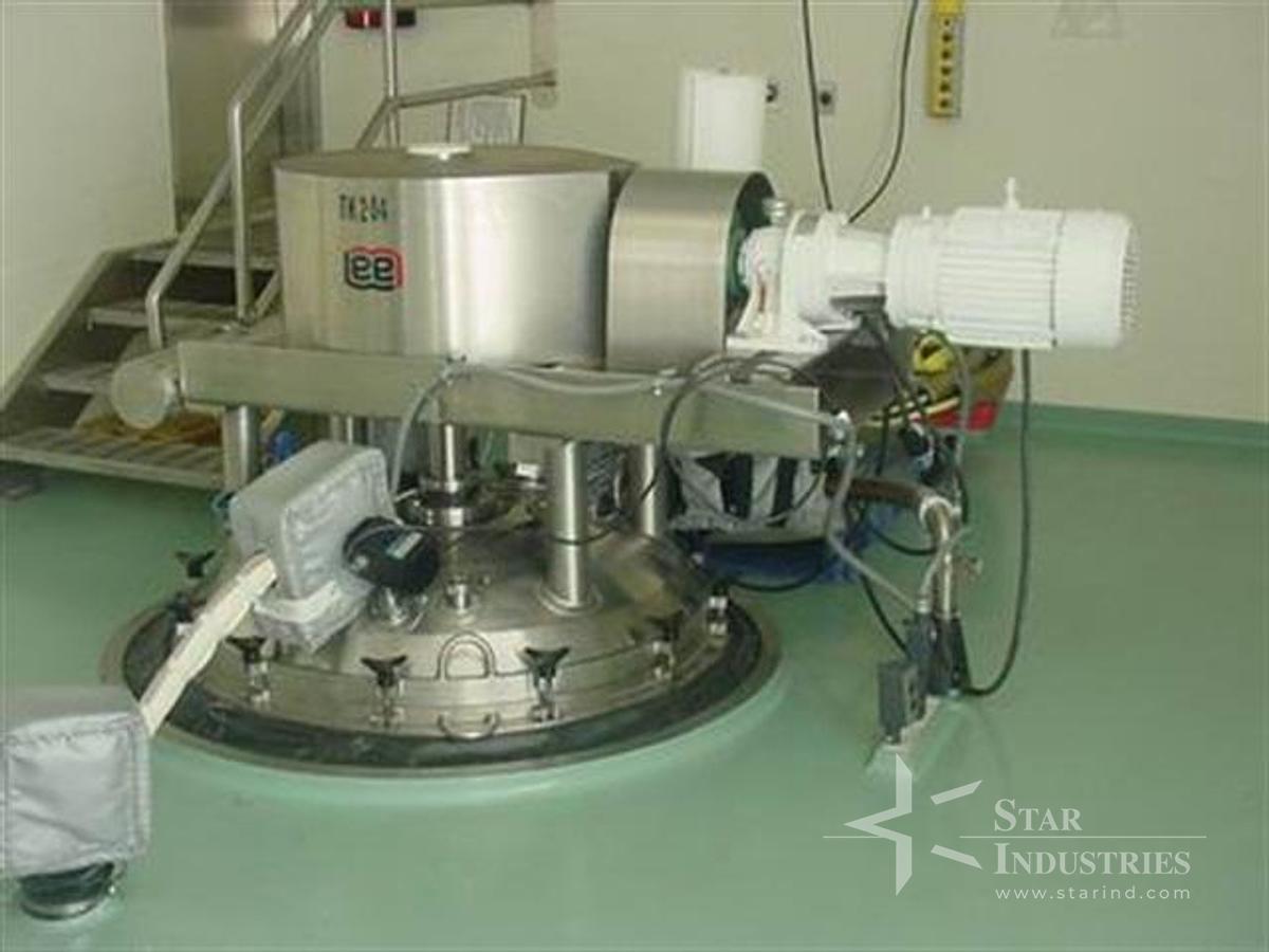 Used Lee 391 Gallon Vertical Double Motion Vacuum Jacketed Tanks