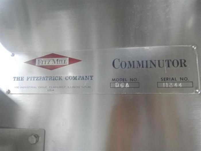 Used Fitzpatrick D6A Fitzmill