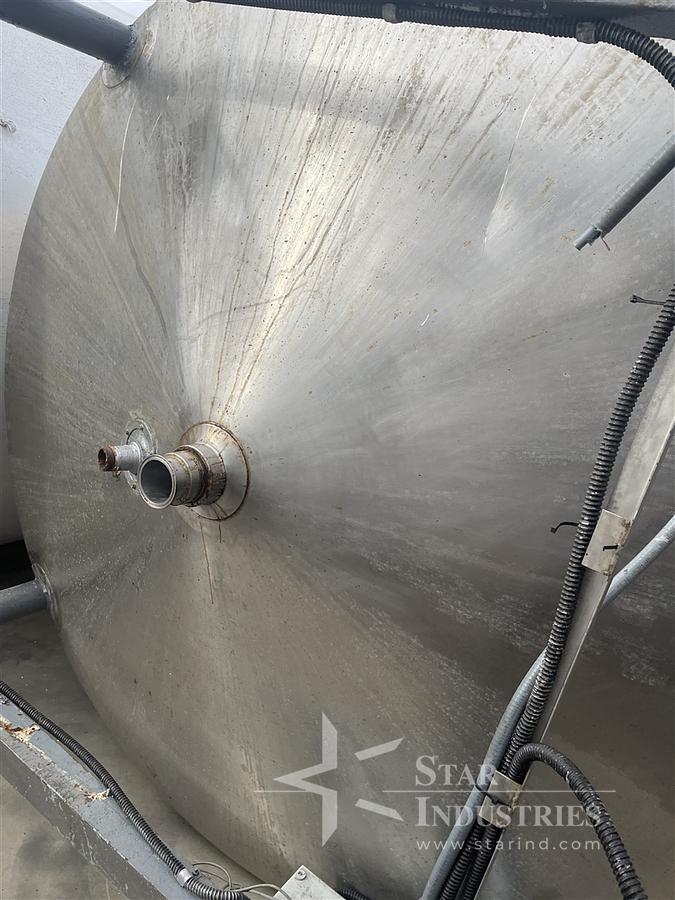 Used 1,500 Gallon Jacketed S.S. Tank