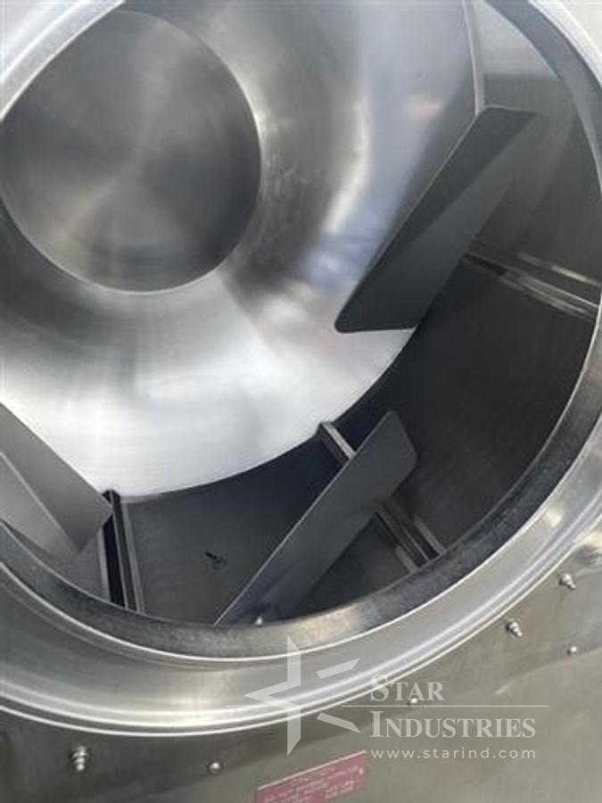 Used 166 sq. ft. Perry Products shell and tube heat exchanger, hastelloy