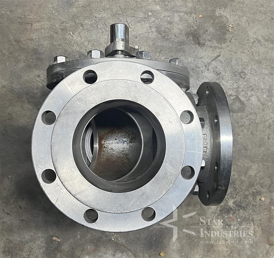 Used Stainless Steel T-Ball Valve