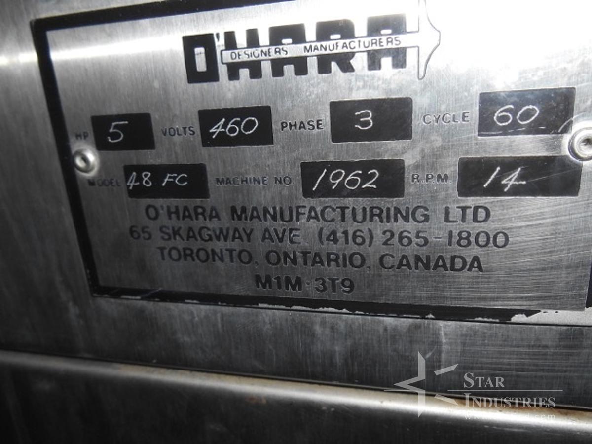Used O'Hara 48" FastCoat Coater w/ Furnace
