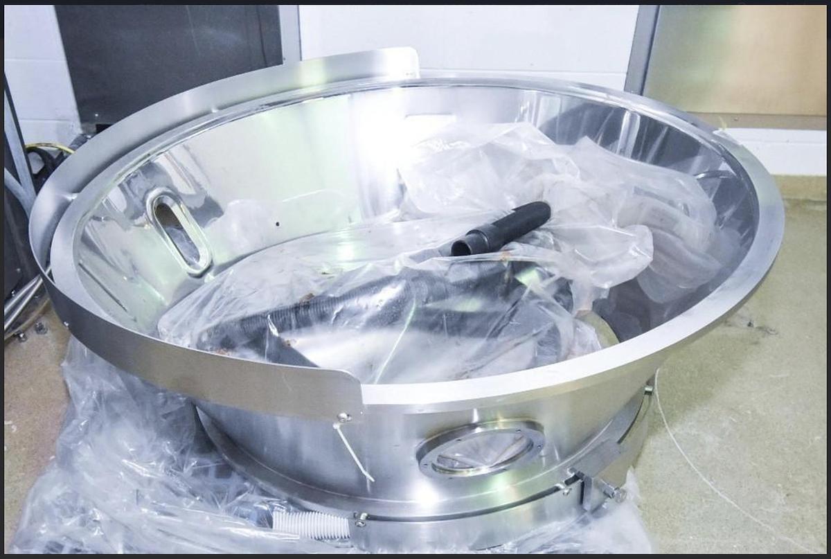 Used Vector Freund Flo Coater System FL-3N-120 Fluid Bed Dryer