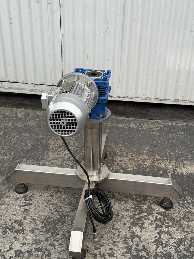 Used 48” Stainless Steel Rotary Accumulation Table