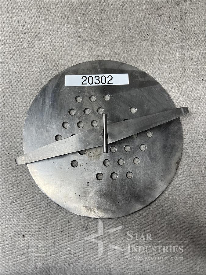 Used Stainless Steel V-Blender Lids