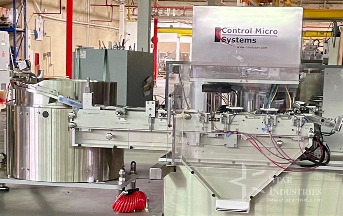 Used Control Micro CMS-1250-C Laser Tablet Drilling System