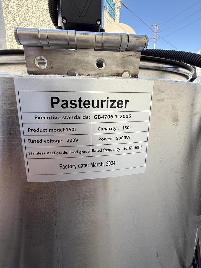 Used Tank, Pasteurization Machine with Chiller