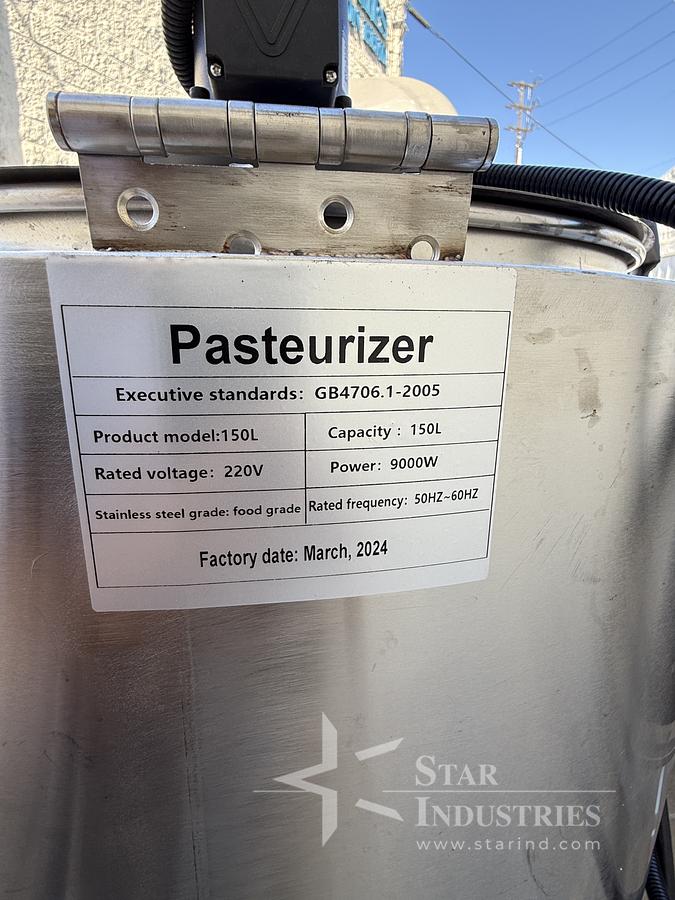 Used Tank, Pasteurization Machine with Chiller