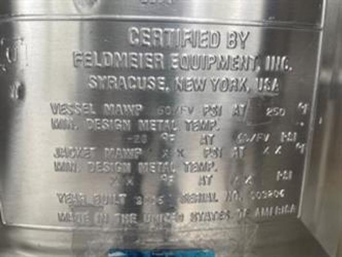 Used 220 liter Feldmeier Tank/Receiver