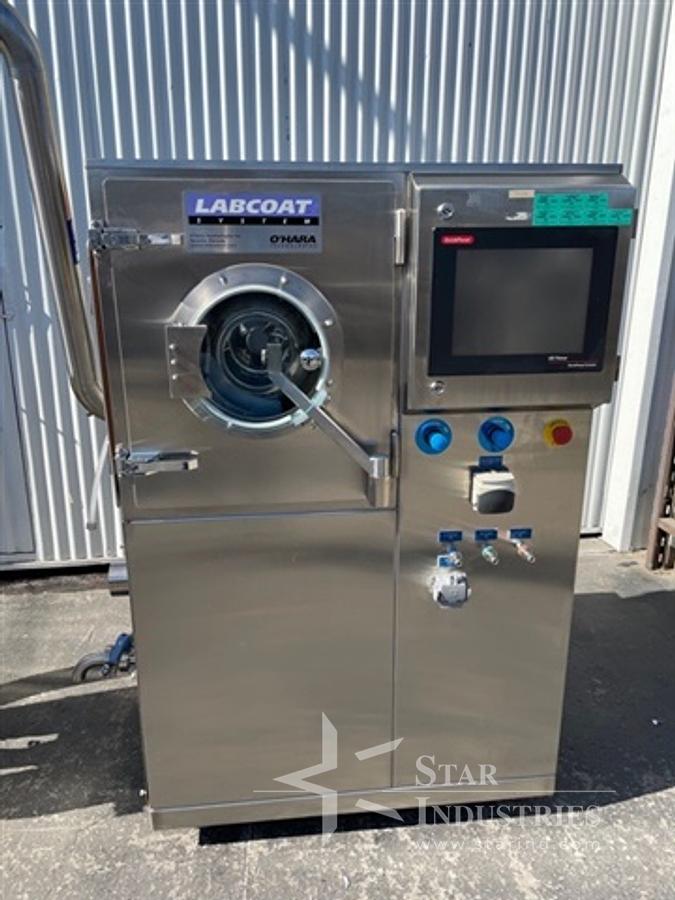 Used O'Hara Technologies LCM Pan Coater w/ 12" & 8.5" Pans