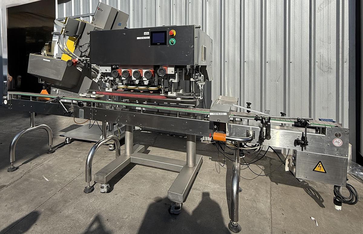 Used Capper with Cap Elevator