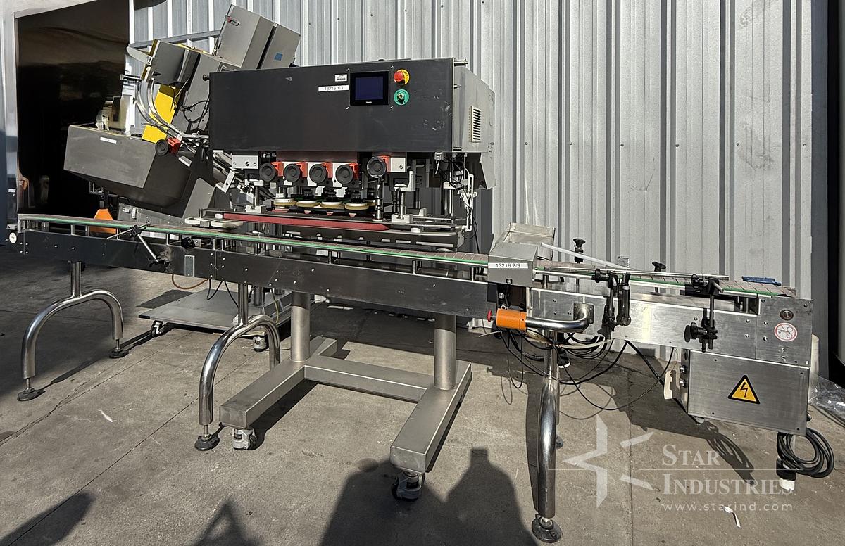 Used Capper with Cap Elevator