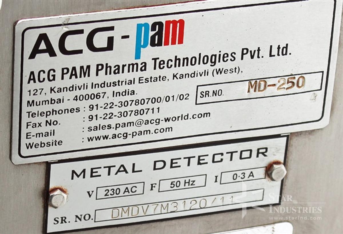 Used ACG-pam metaltrap03 Metal Detector