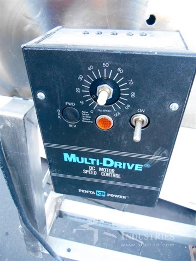 Used Stainless Steel Conveyor, No Motor