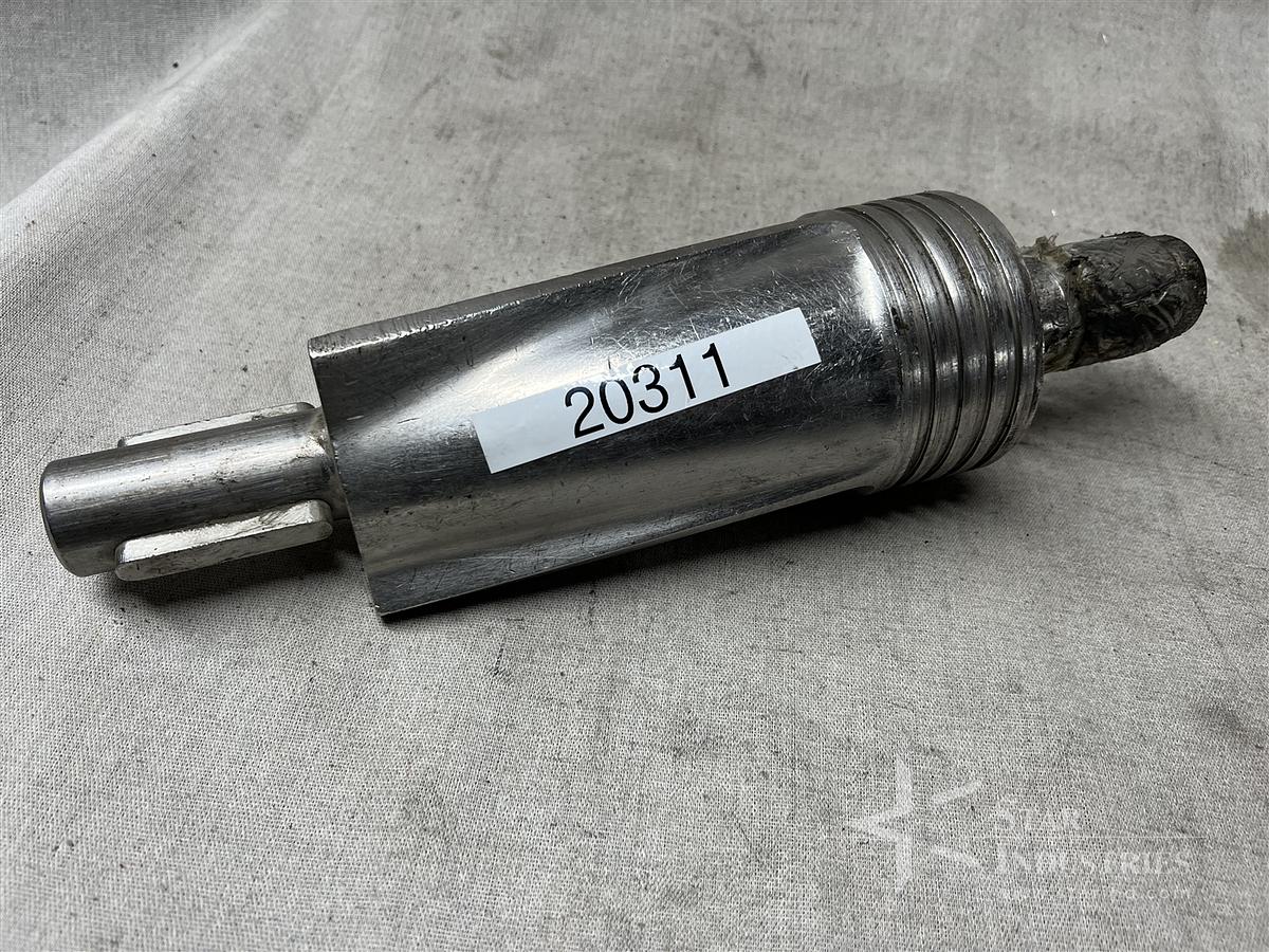 Used Stainless Steel Mixing Shaft for a Powder Grinder