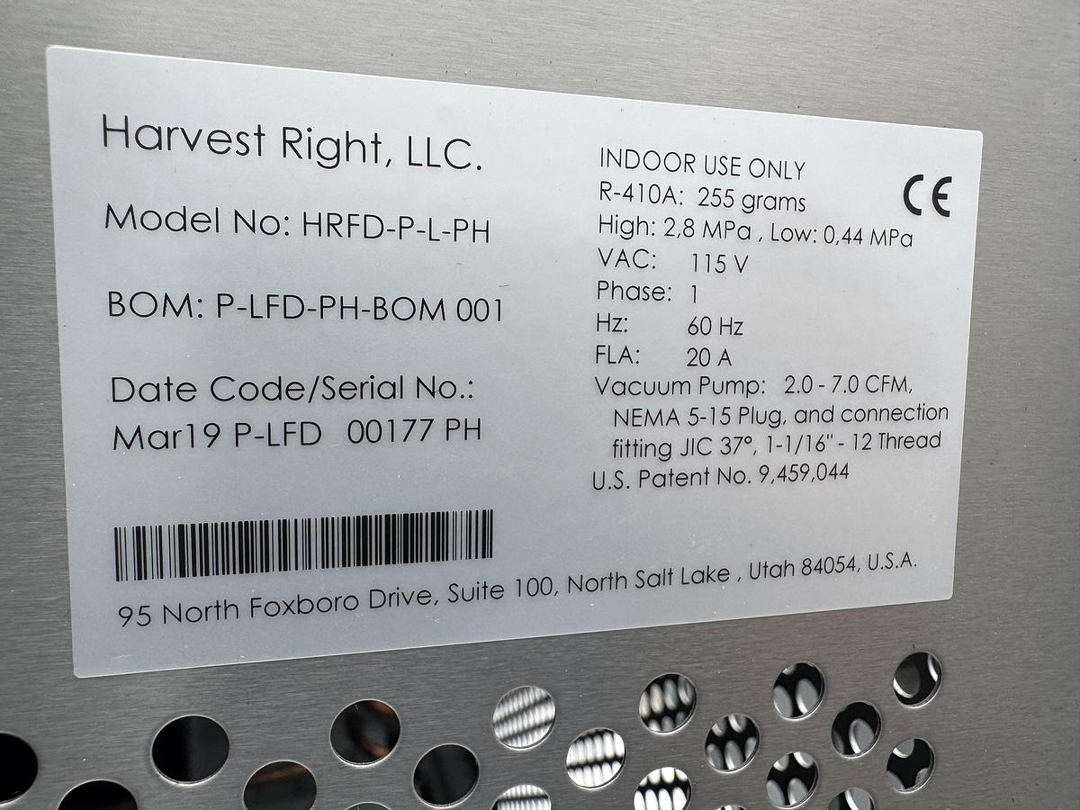 Used Harvest Right Air Dryer