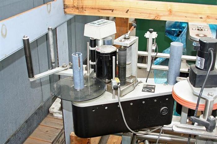 Used Modular Packaging Quadrel Q-10 Wrap-around Labeler
