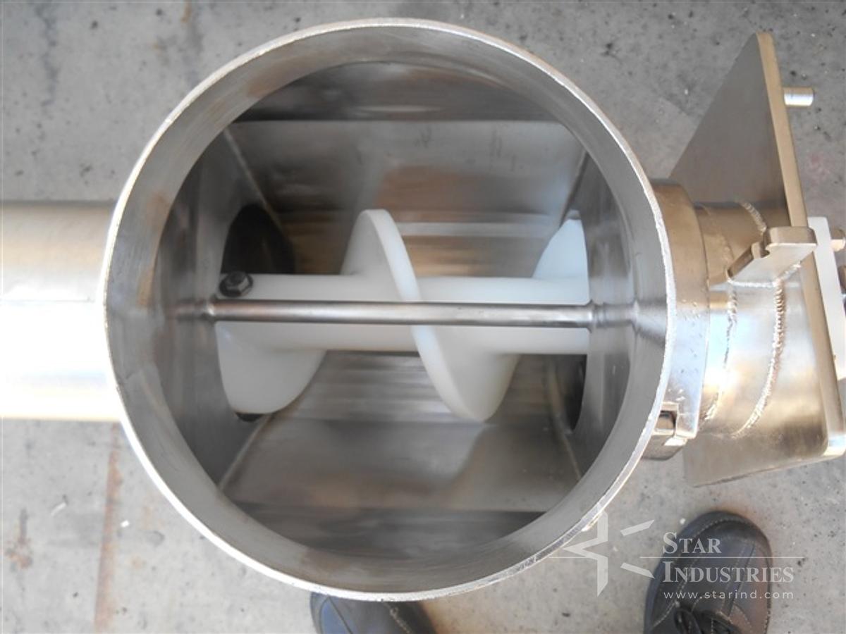 Used 10 Ft. Stainless Steel Screw Conveyor