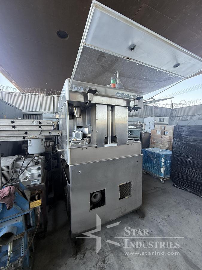 Used Genesis DT Stokes 43 station Tablet Press, Model 757, D-tooled