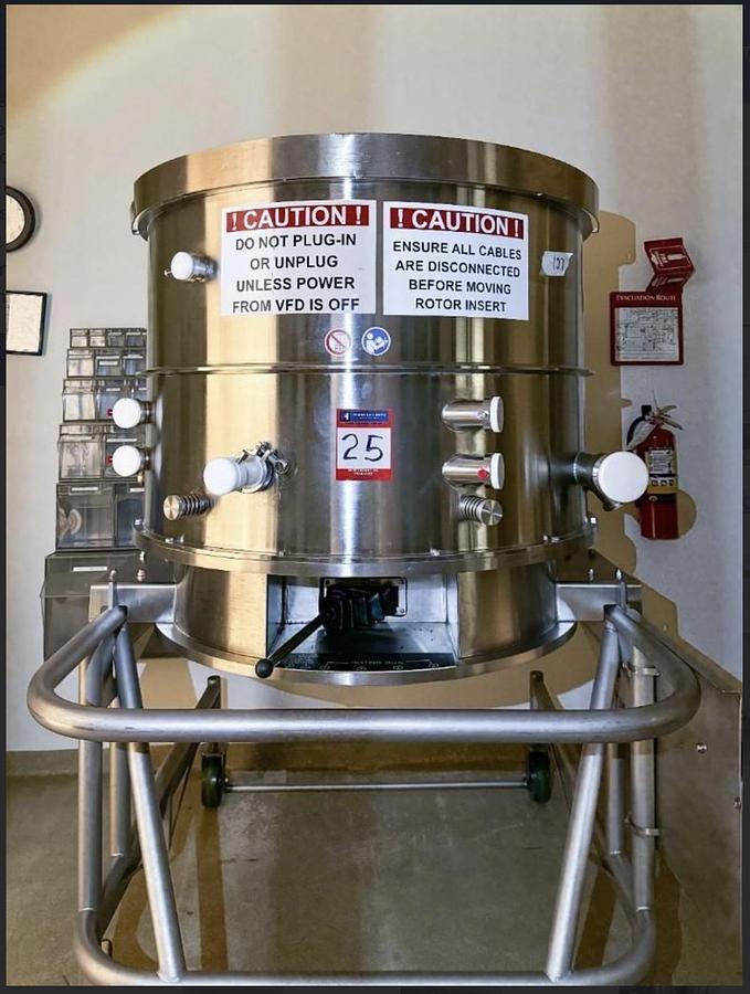 Used Vector Freund Flo Coater System FL-3N-120 Fluid Bed Dryer