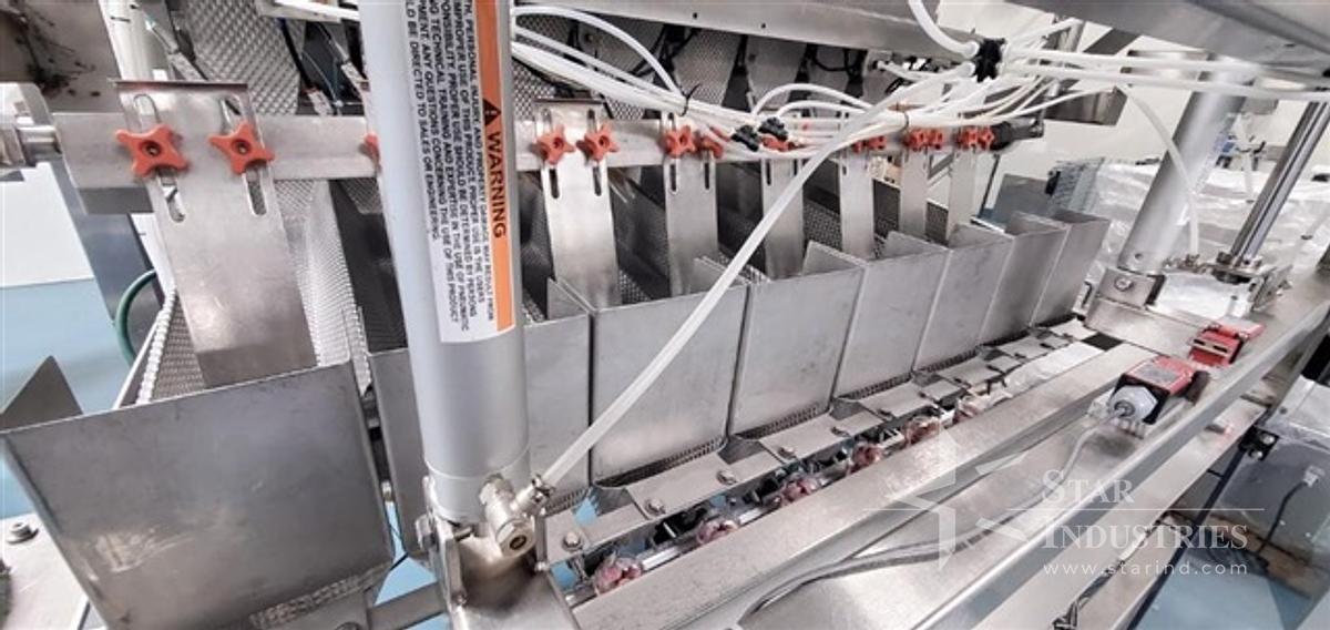 Used Ohlson Linear Gummy Packaging Line with Scale and Bottling System