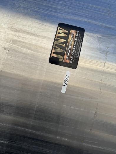 Used Tank, 4,500 Gallon, 316 Stainless Steel, Cone Bottom, Legs