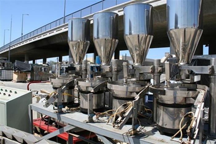 Used Pack Star Vertical Form/Fill/Seal w/ 6 Feeders & Date Stamp