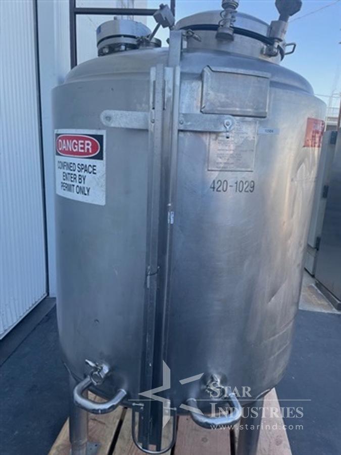 Used 1,220 liter DCI S.S. Jacketed Tank/Reactor
