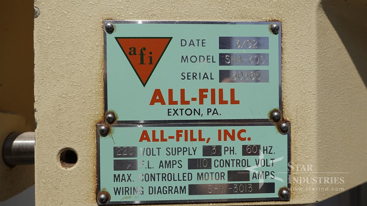 Used All-Fill Powder Filler SHA-300 Powder Filler