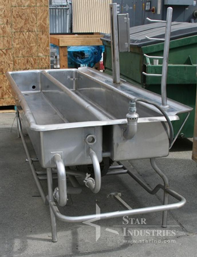 Used Wash Trough w/ Pump