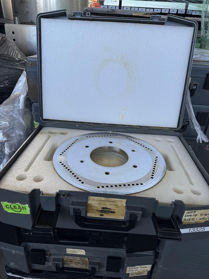 Used Bosch Dosing Discs 1505, Size 00, 25mm