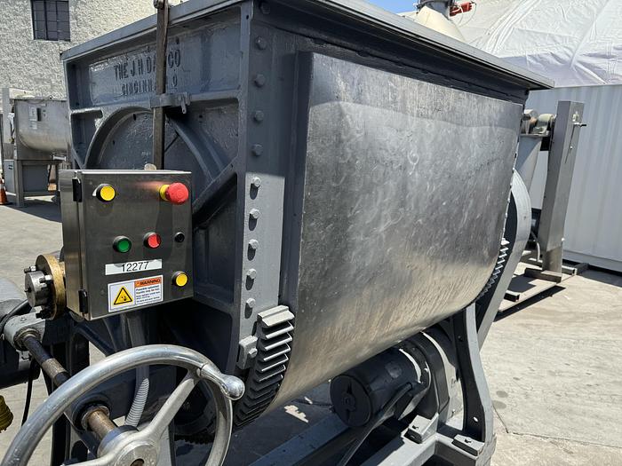 Used approx. 20 c.f. J.H. Day S.S. Sigma-like Mixer, water jacket, tilt discharge