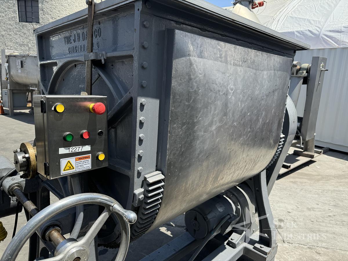 Used approx. 20 c.f. J.H. Day S.S. Sigma-like Mixer, water jacket, tilt discharge
