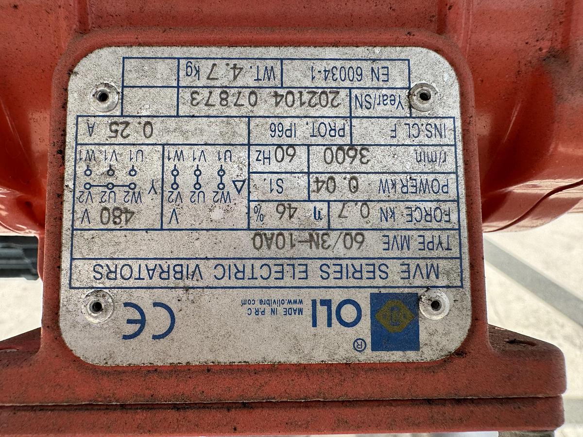 Used Stainless Steel Screw Conveyor, 96'' drop discharge