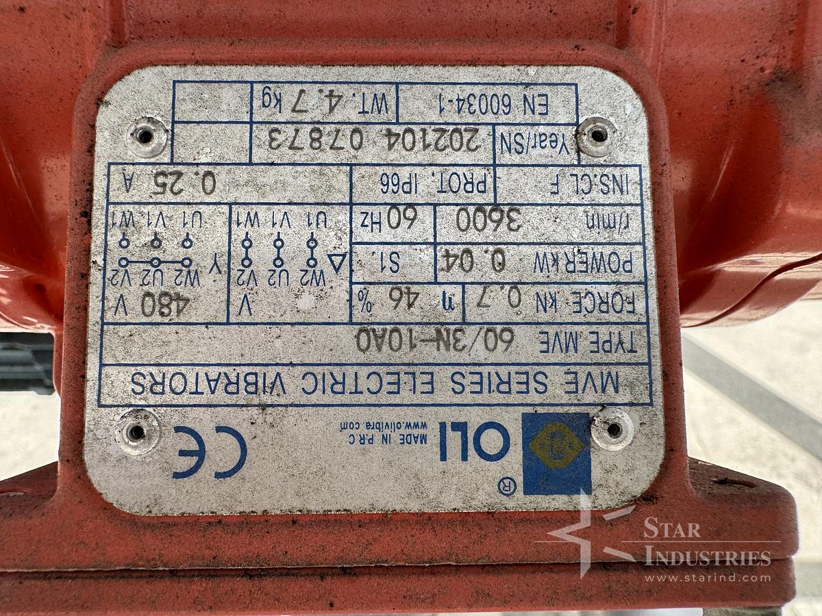 Used Stainless Steel Screw Conveyor, 96'' drop discharge