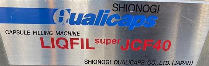 Used Shionogi JCF-40 Liqfil-Super Encapsulator