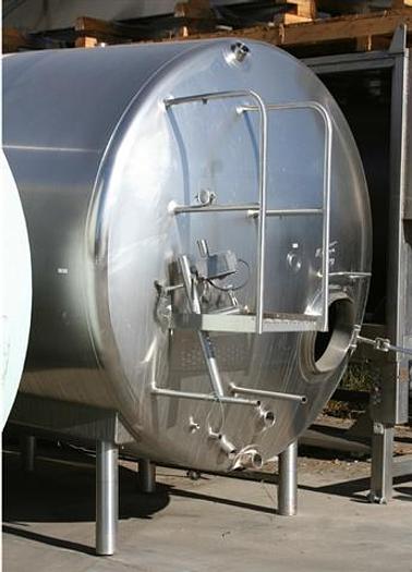 Used 4,600 gallon Feldmeier Storage Tank, s.s. horizontal