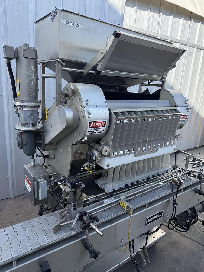 Used Merril Capsule Slot Counter 12 Station