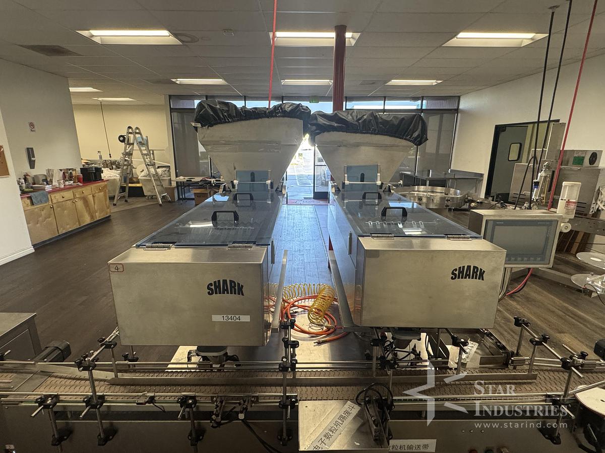 Used Shark Inline Bottle Packaging Line