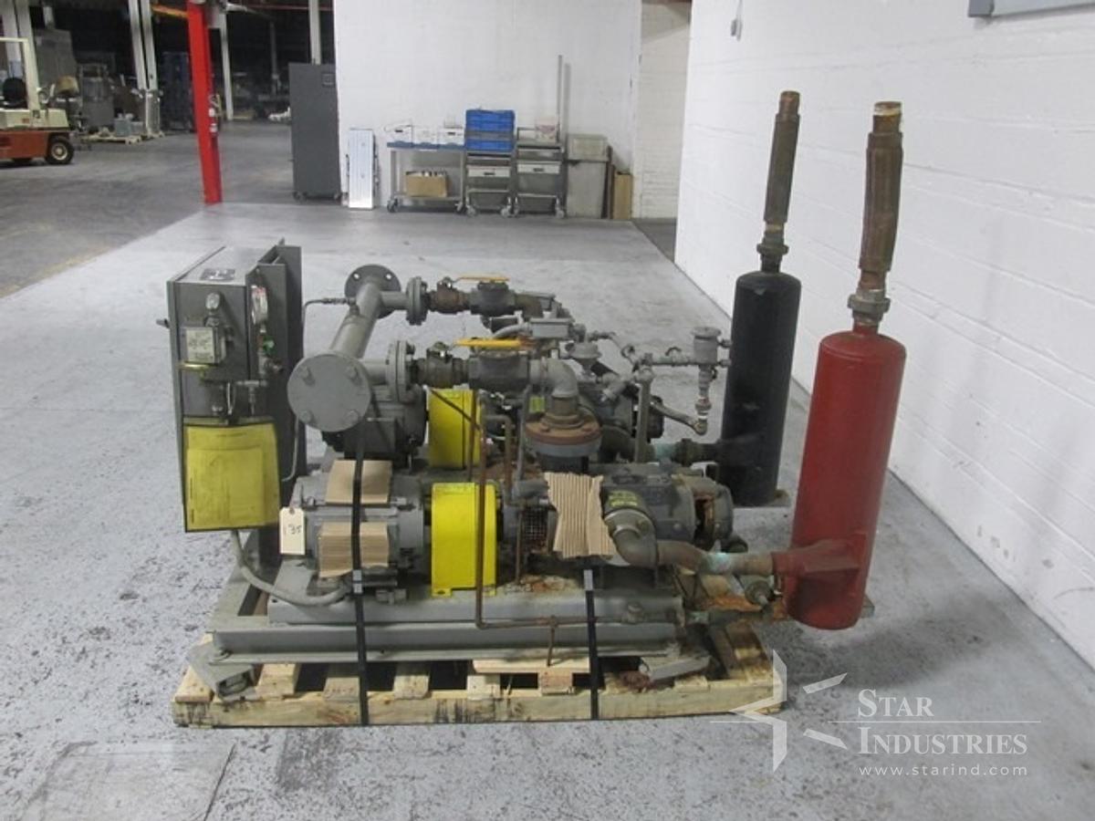 Used SC 2/7 NASH VACUUM PUMP SYSTEM, C/S