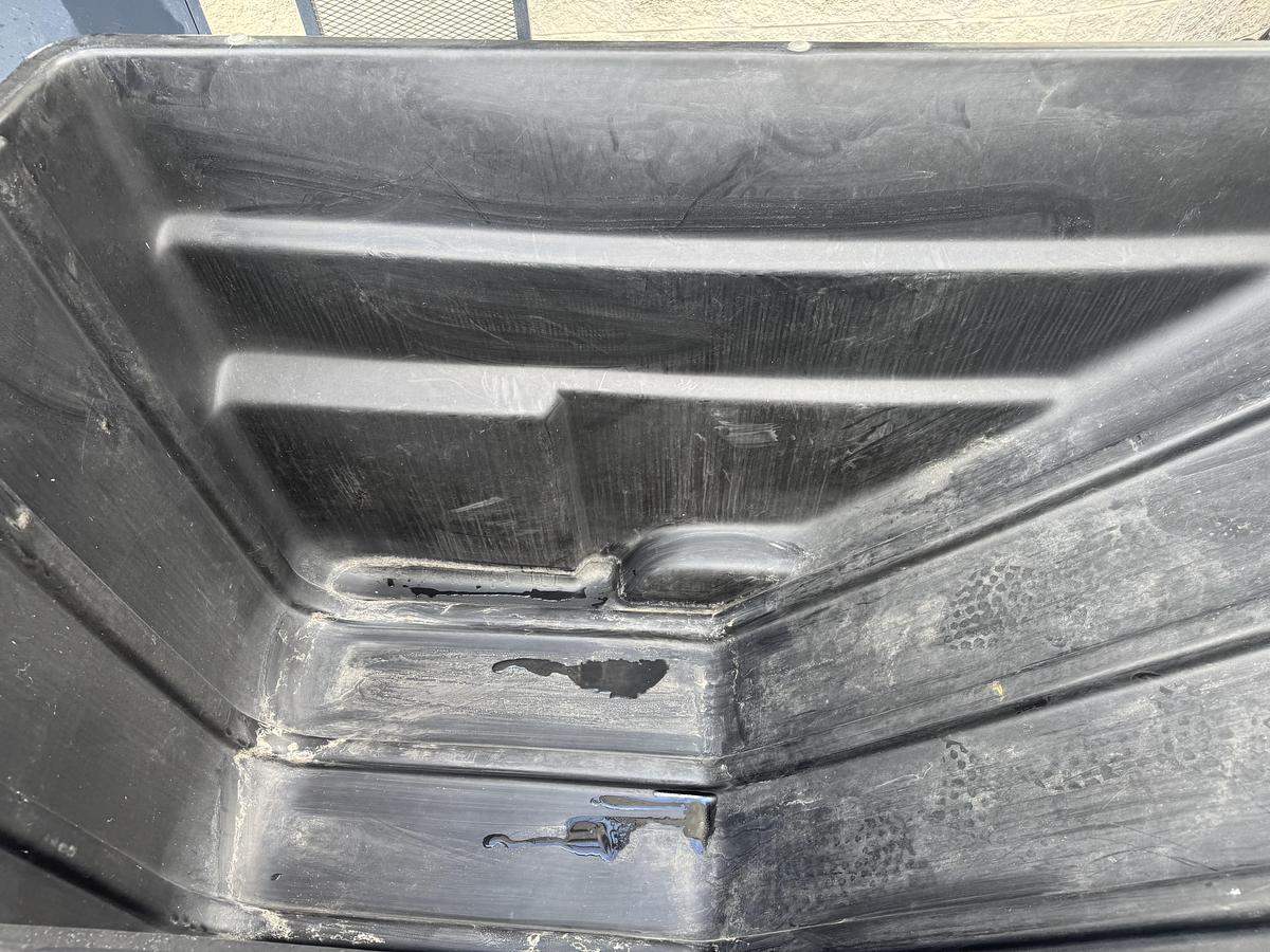 Used RubberMaid Black Plastic Garbage Disposal Bin