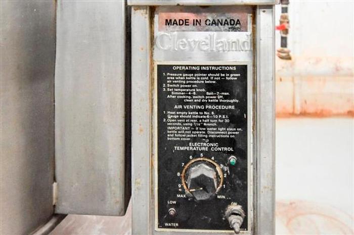 Used Cleveland Range Stainless Steel Electric Kettle