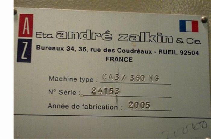 Used Andre Zalkin LA3/360 NG Capper