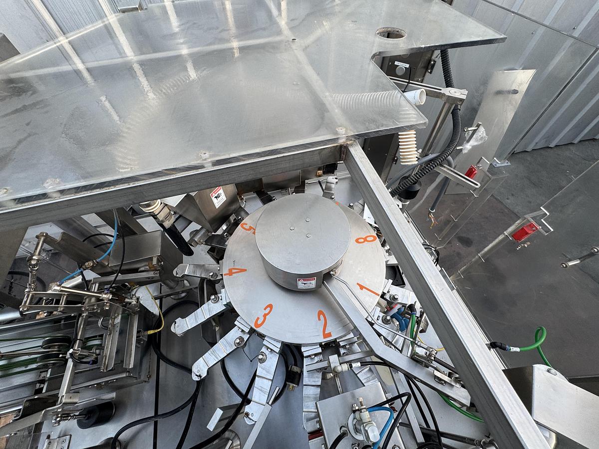 Used Olsen Rotary Filler w/Powder Auger filling Head