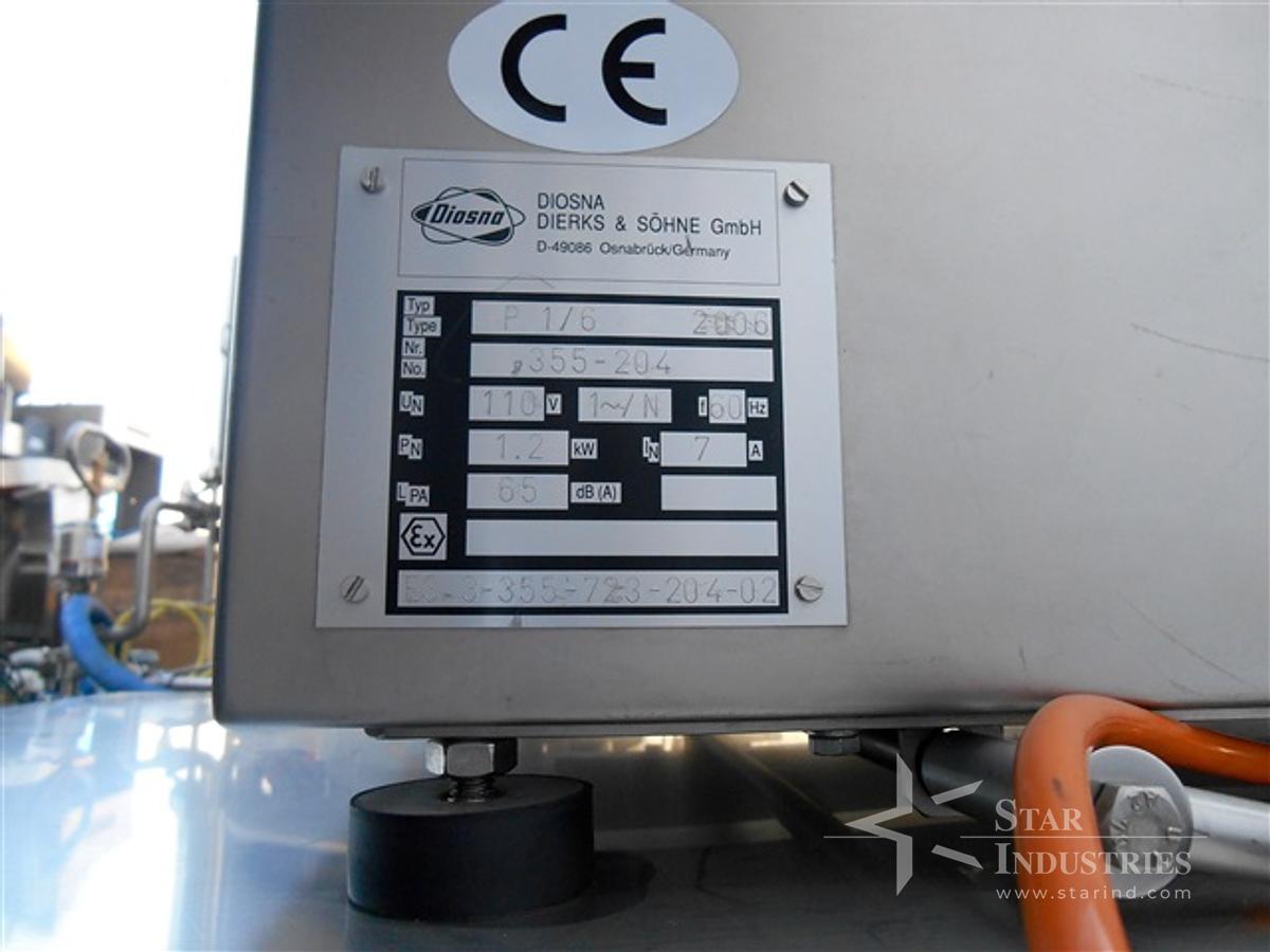 Used Diosna 4 liter High-shear Mixer