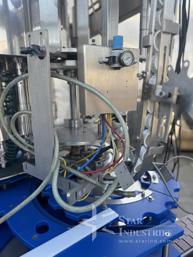 Used Zalkin Rotary Filler/Capper with Feeder