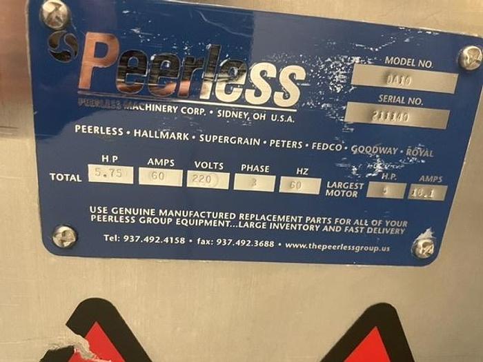 Used Peerless 10 cu. ft. Double Sigma Tilt Bowl Dough Mixer Model DA10